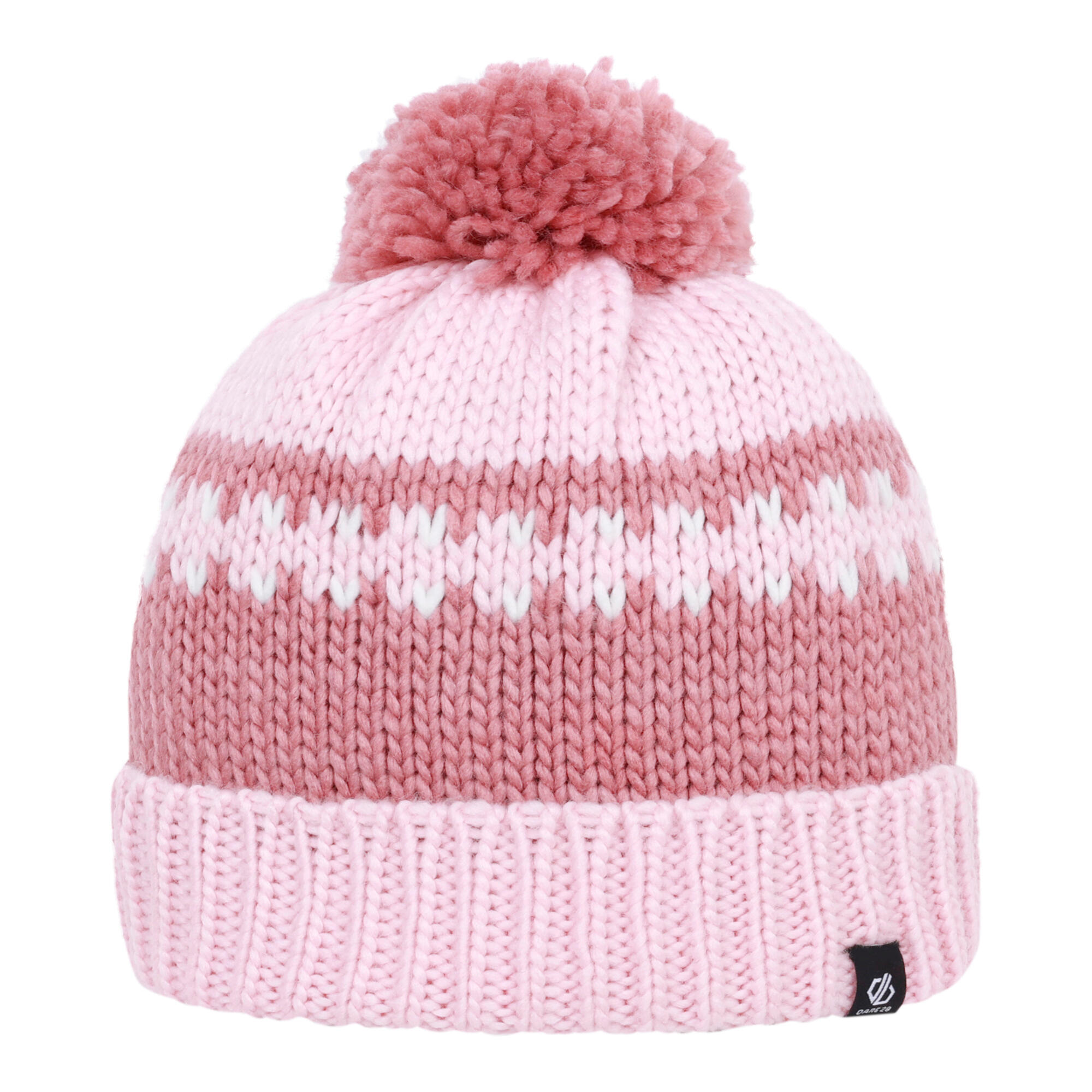 "Boffin II" Mütze Bommel für Kinder Graurosa/Kristallrose 2/4