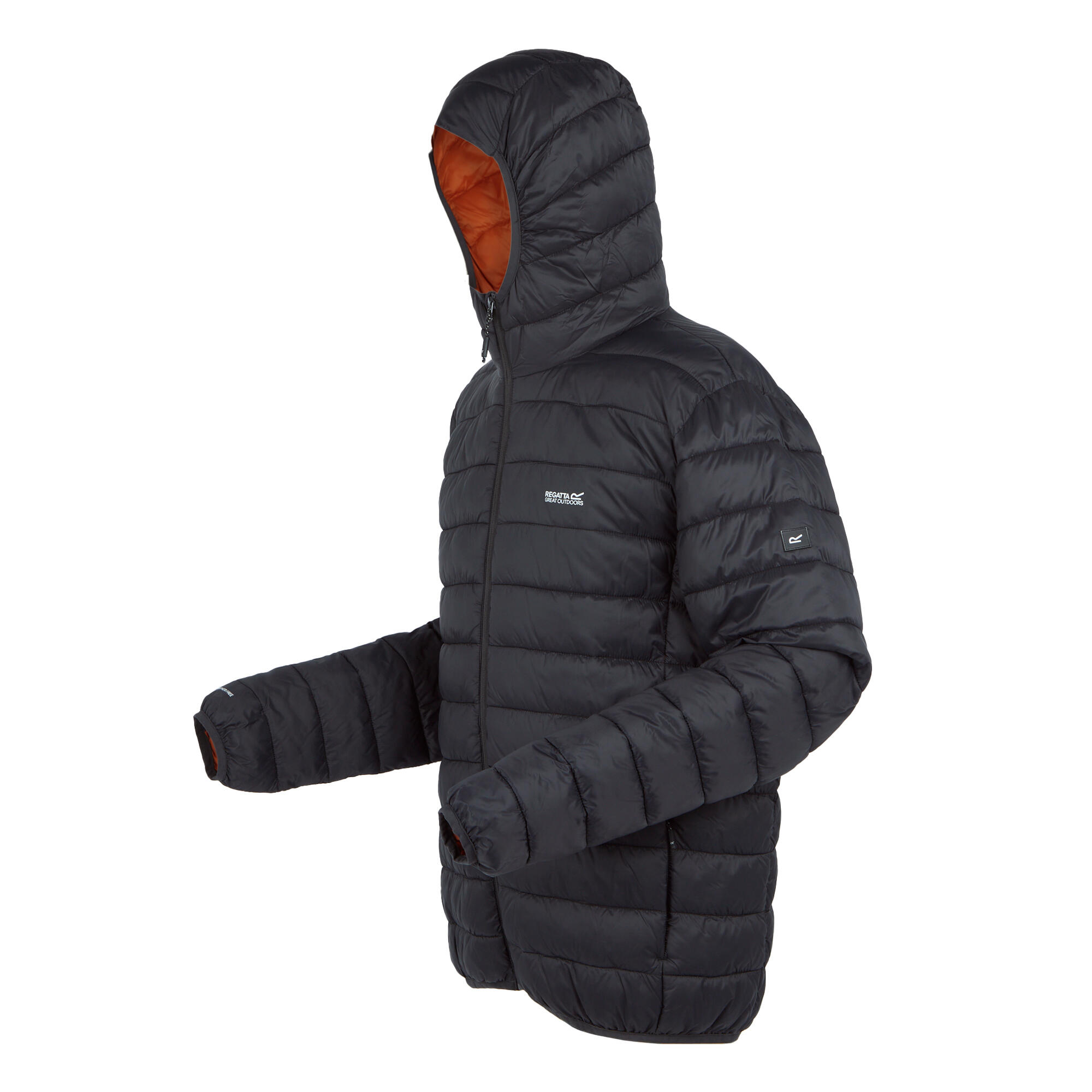 Veste Matelassée MARIZION Homme (Cendre / Ocre Rouge) 3/4