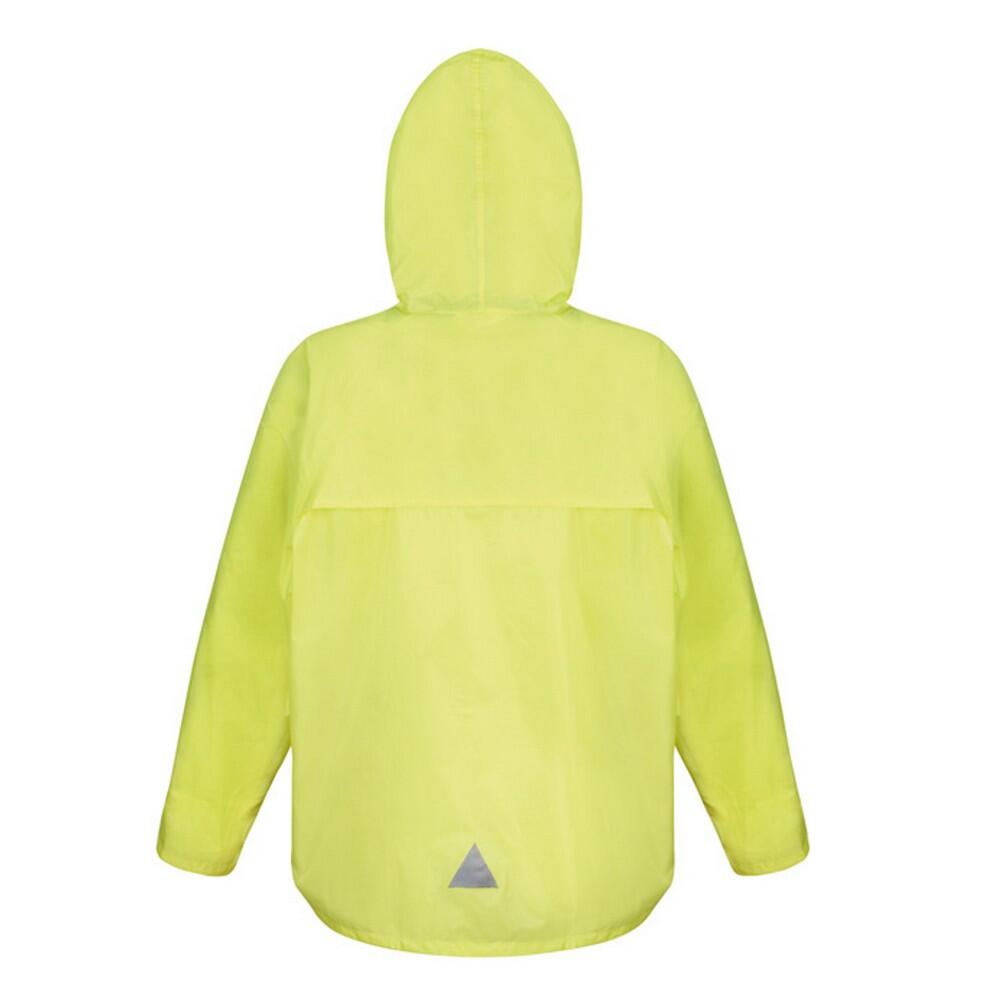 Waterdichte heren jas en broek set (Fluorescerend Geel) 2/3