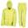 Conjunto de casaco e calças impermeáveis para homem Amarelo Fluorescente