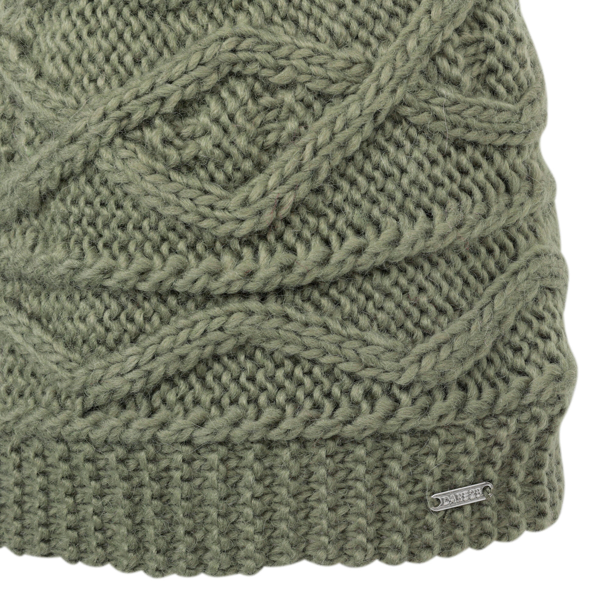 Cappello A Cuffia Pon Pon Donna Dare 2B Remind II Olivina Verde 3/4