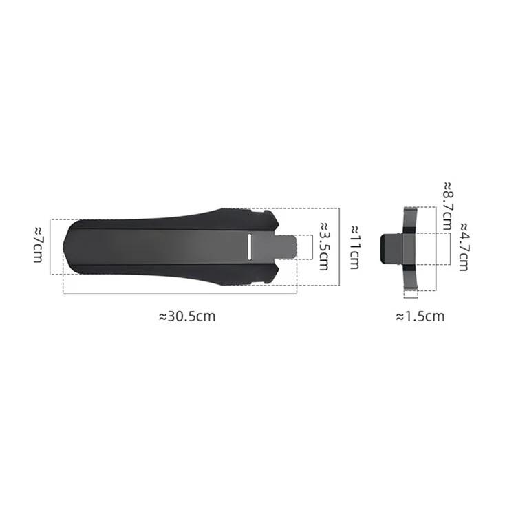 ROCKBROS 30130050001 Sacoche de Selle de Vélo 0.8L avec Garde-Boue 6/6