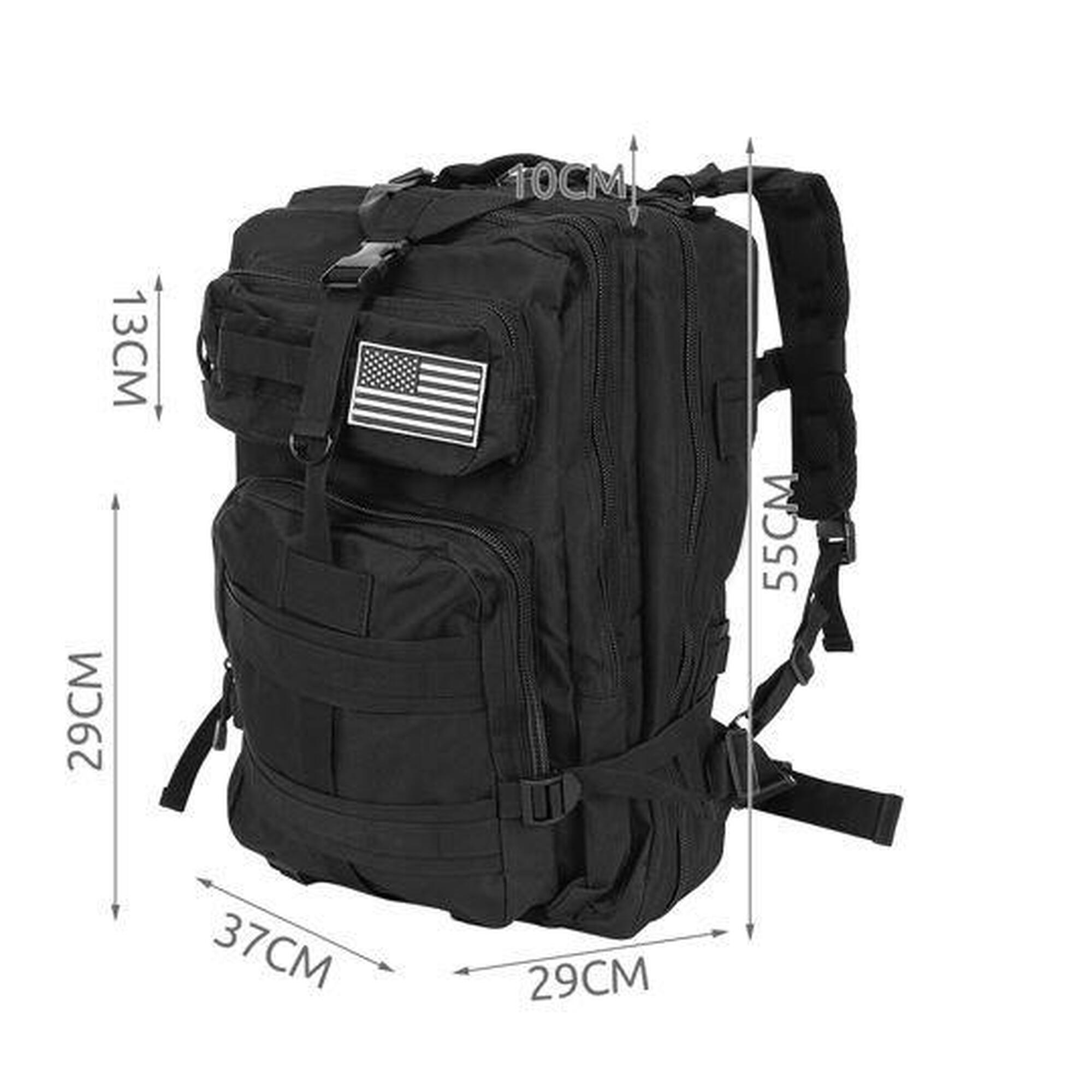 Vojenský batoh XL Pánský Dámský 38 litrů Survival Taktický batoh
