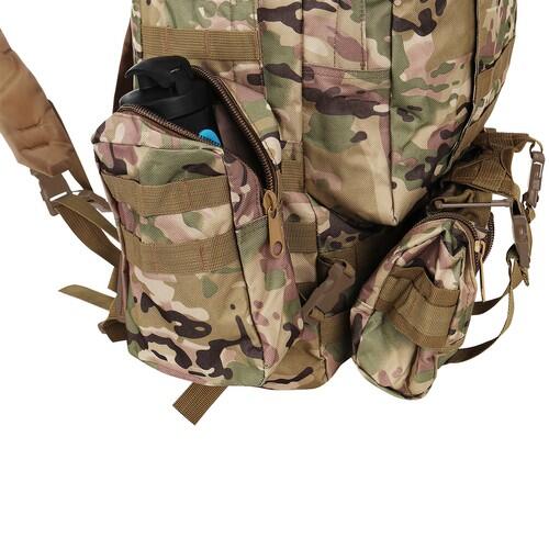Sac à dos Chasse Femmes Hommes 45 Litres Tactique Militaire Camo 5/7