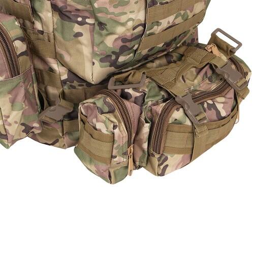 Sac à dos Chasse Femmes Hommes 45 Litres Tactique Militaire Camo 3/7