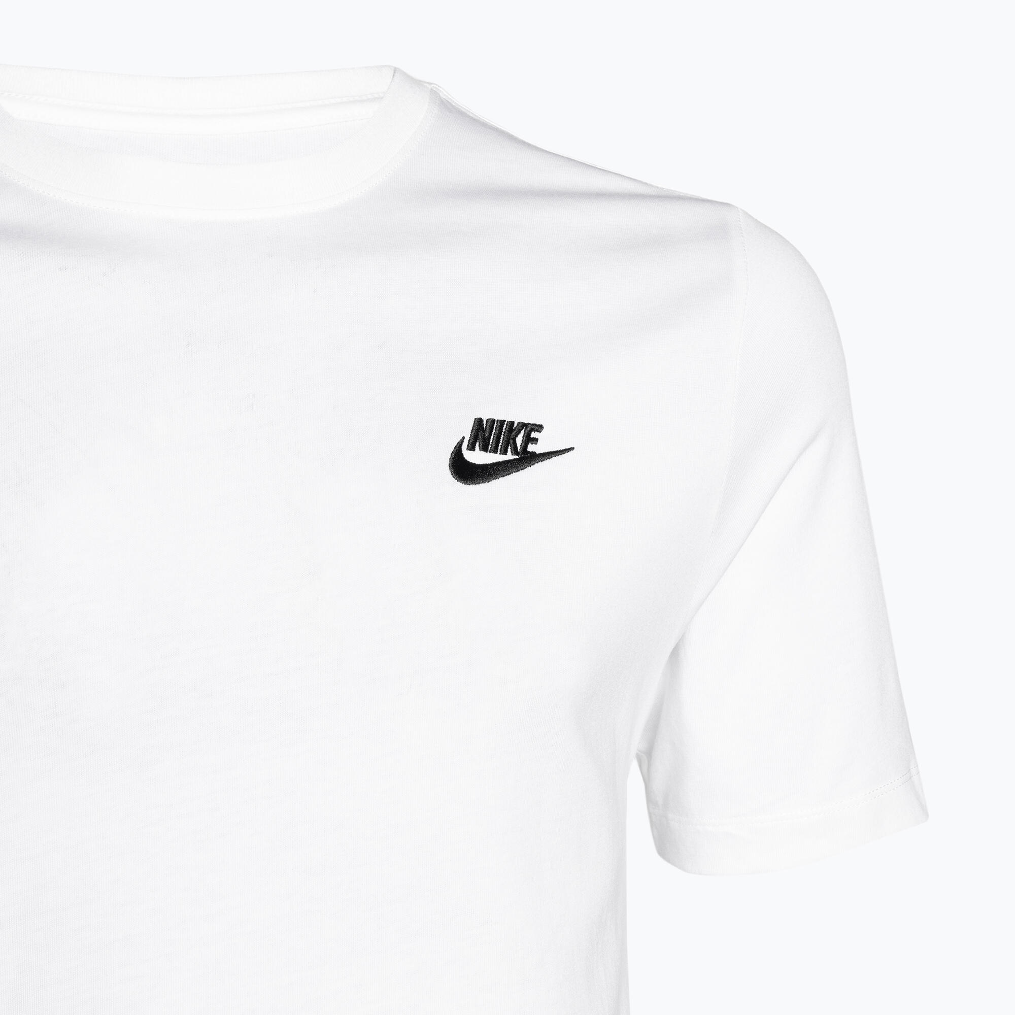 Camiseta de manga curta para Homem Nike Sportwear clube Branco 3/7