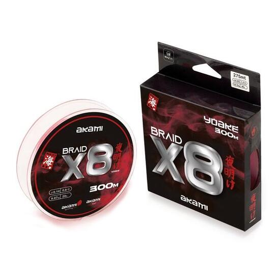 Lenze di Multifibra AKAMI YOAKE X8 BRIGHT RED