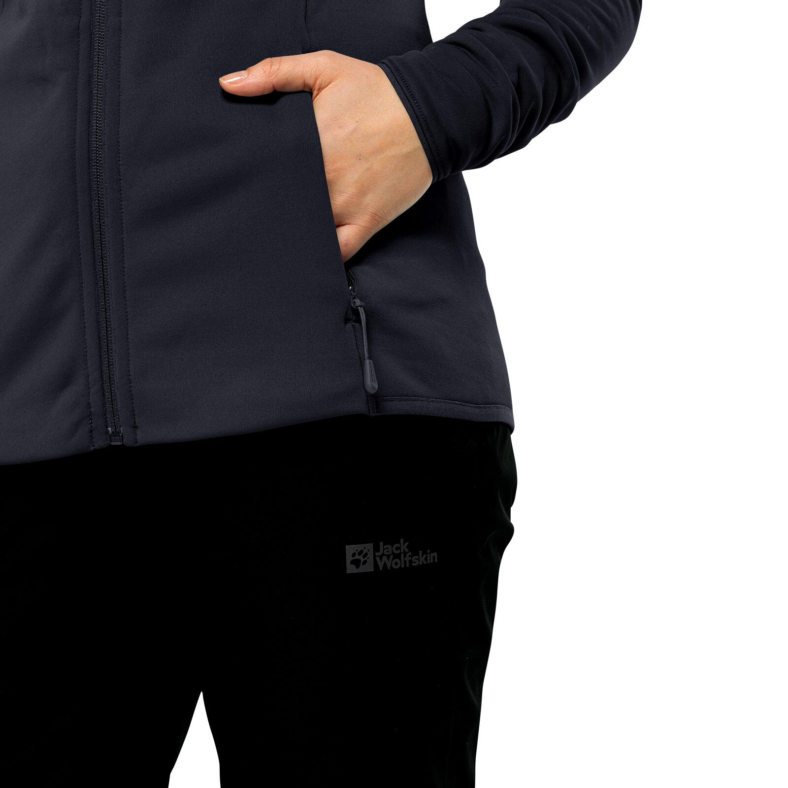 Fleecejacke weich wärmend robust Damen - Fleecejacke Baiselberg FZ W 2/4