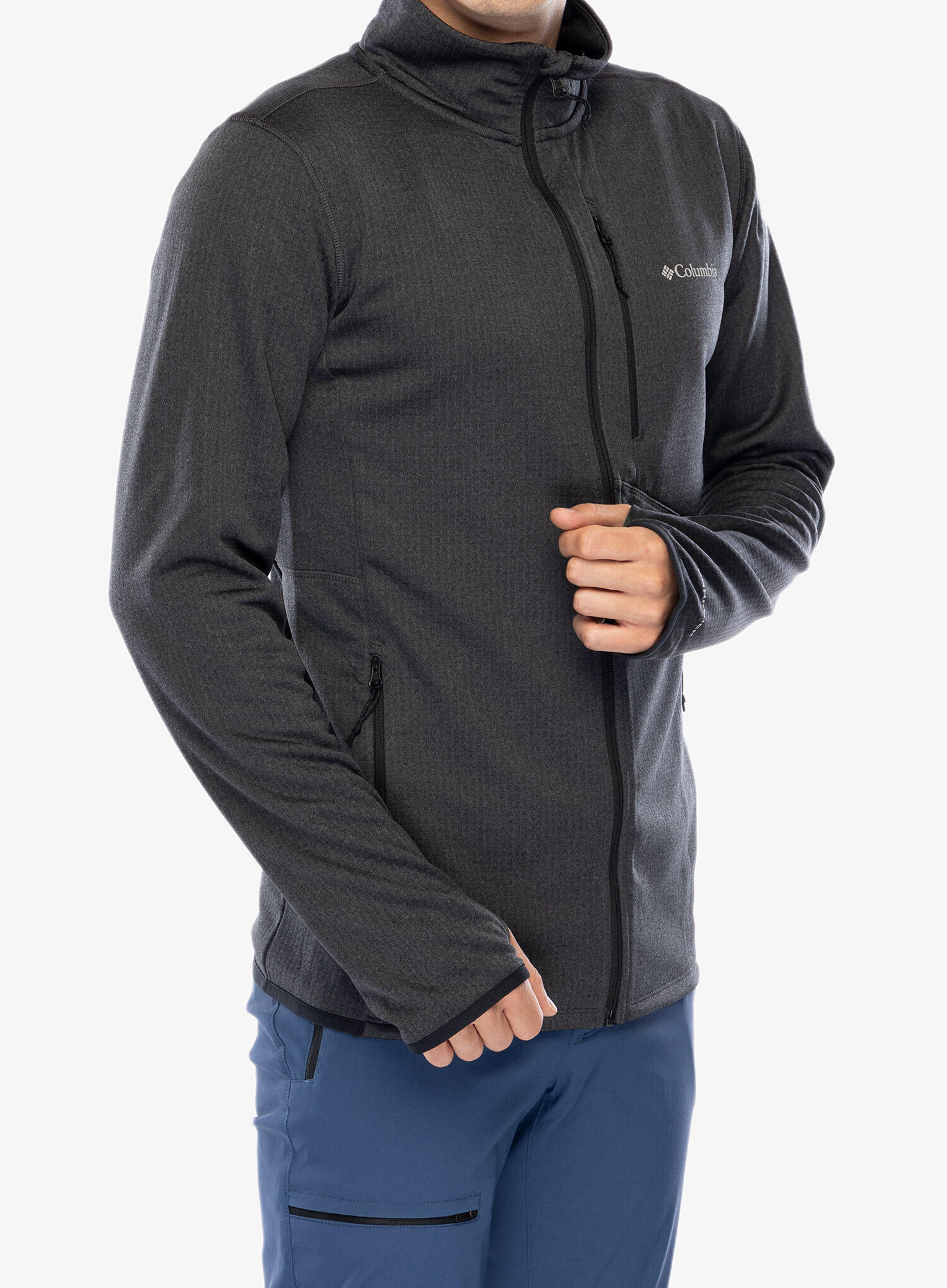 Felpa da trekking Columbia Park View Fleece FZ da uomo 3/7