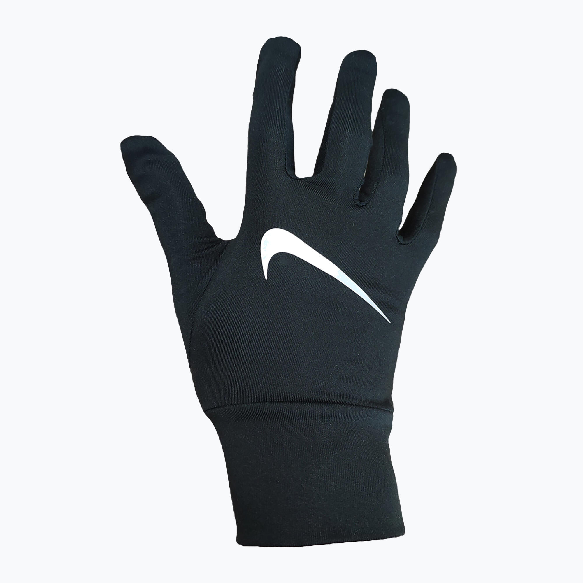 Heren Accelerate Hardloophandschoenen (Zwart/Zilver) 5/5