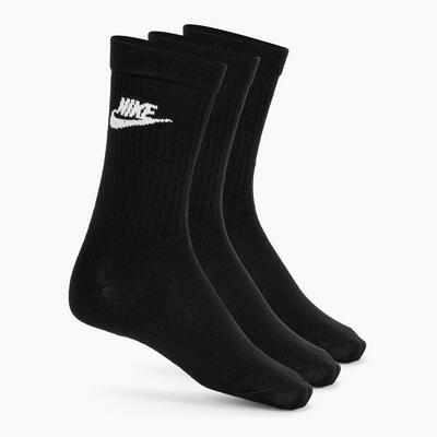 Unisex nike sportswear everyday essential crew zwarte sokken (x3)