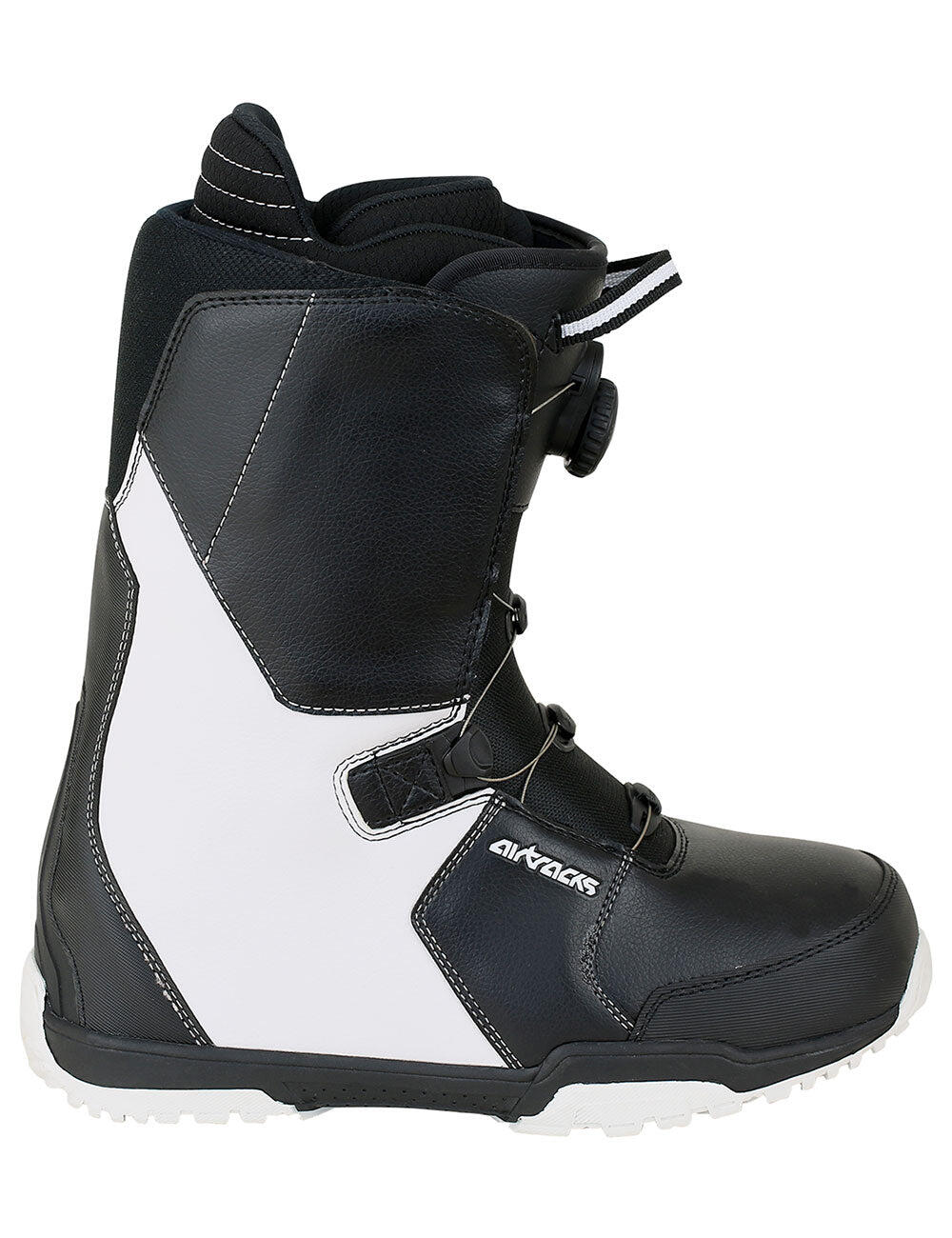 AIRTRACKS Snowboard Boots Savage White Atop Speed Lacing