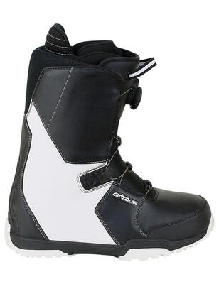 Dames snowboardschoenen savage white atop boots met speed lacing