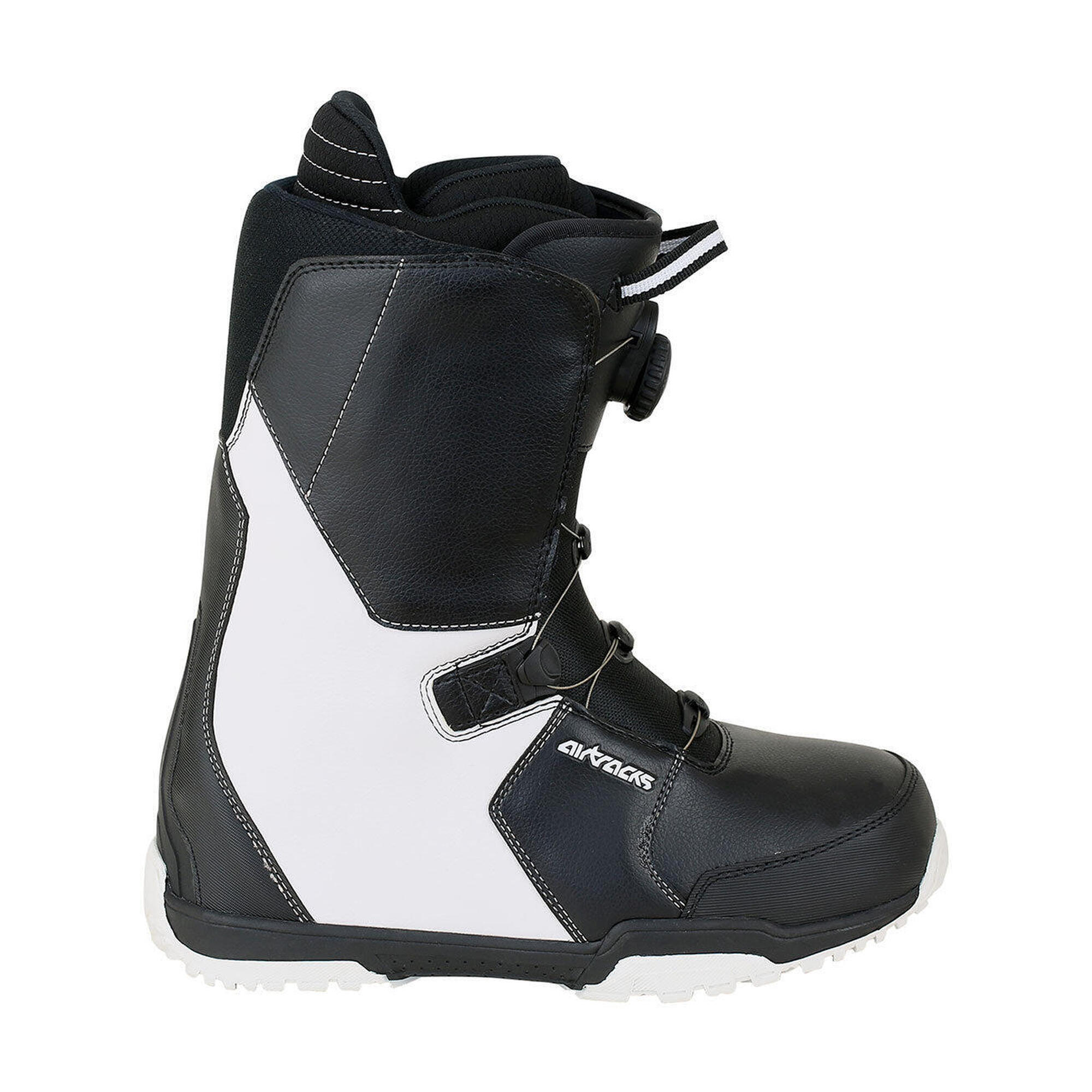 Airtracks - Boots De Snowboard Savage Blanc Au Sommet De Vitesse - Chaussures Snowboard - Noir - 37 - Decathlon