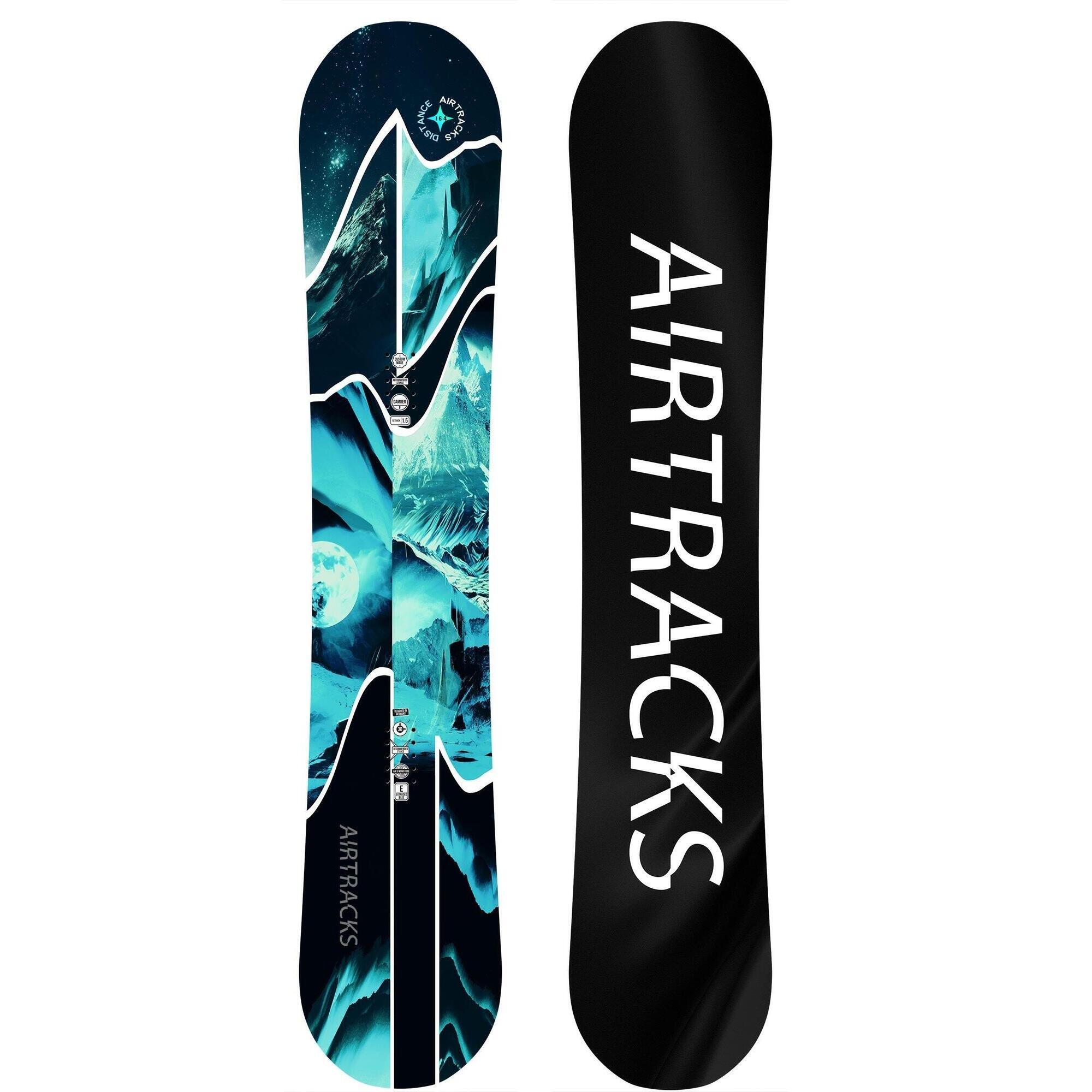 Airtracks - Planche De Snowboard Homme Distance Hybrid Rocker Wide - Snowboard - Blanc - 155 Cm - Decathlon