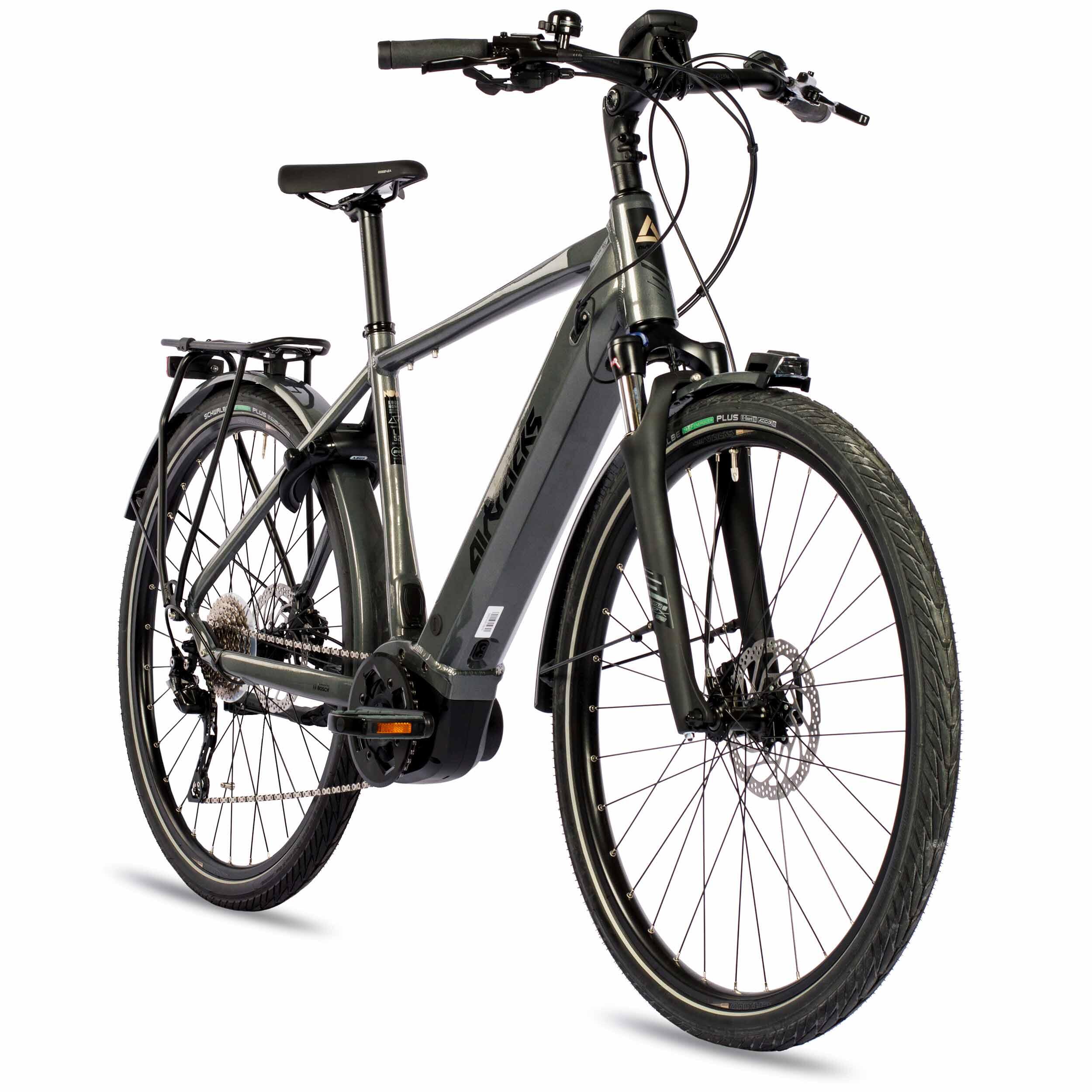 28" Herren E-Bike Trekking Fahrrad NOVA BOSCH PERFORMANCE LINE 500Wh 10 GANG 2/4