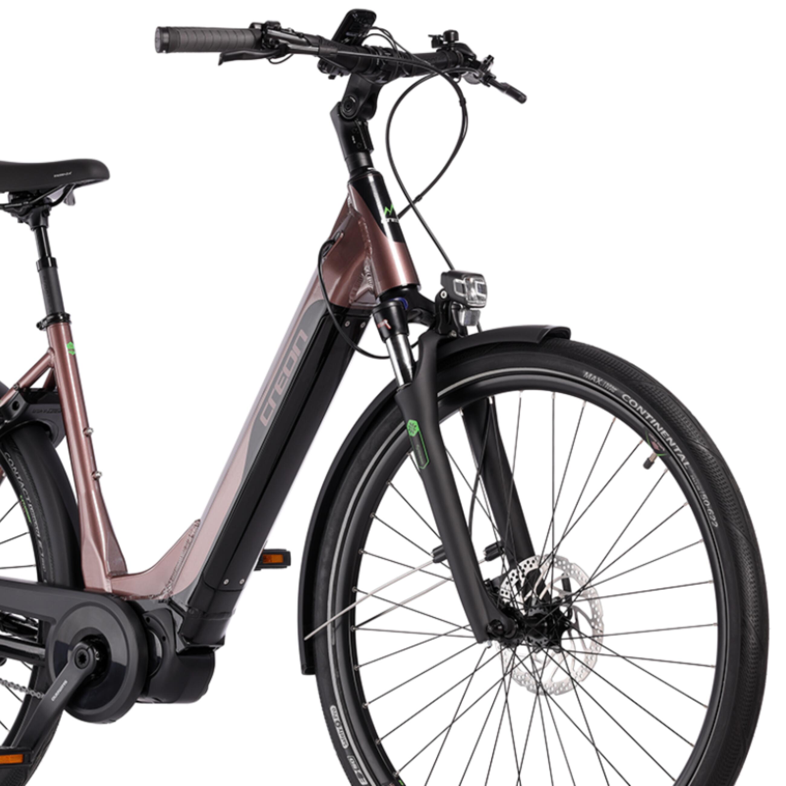 28 Zoll Damen E-Bike LS CITY Fahrrad e-TOURING 11.7 City Bike SHIMANO STEPS  E | Decathlon