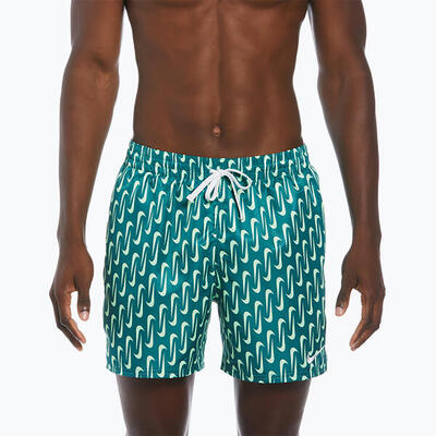 Nike Swoosh Link 5" Volley Badeshorts für Herren