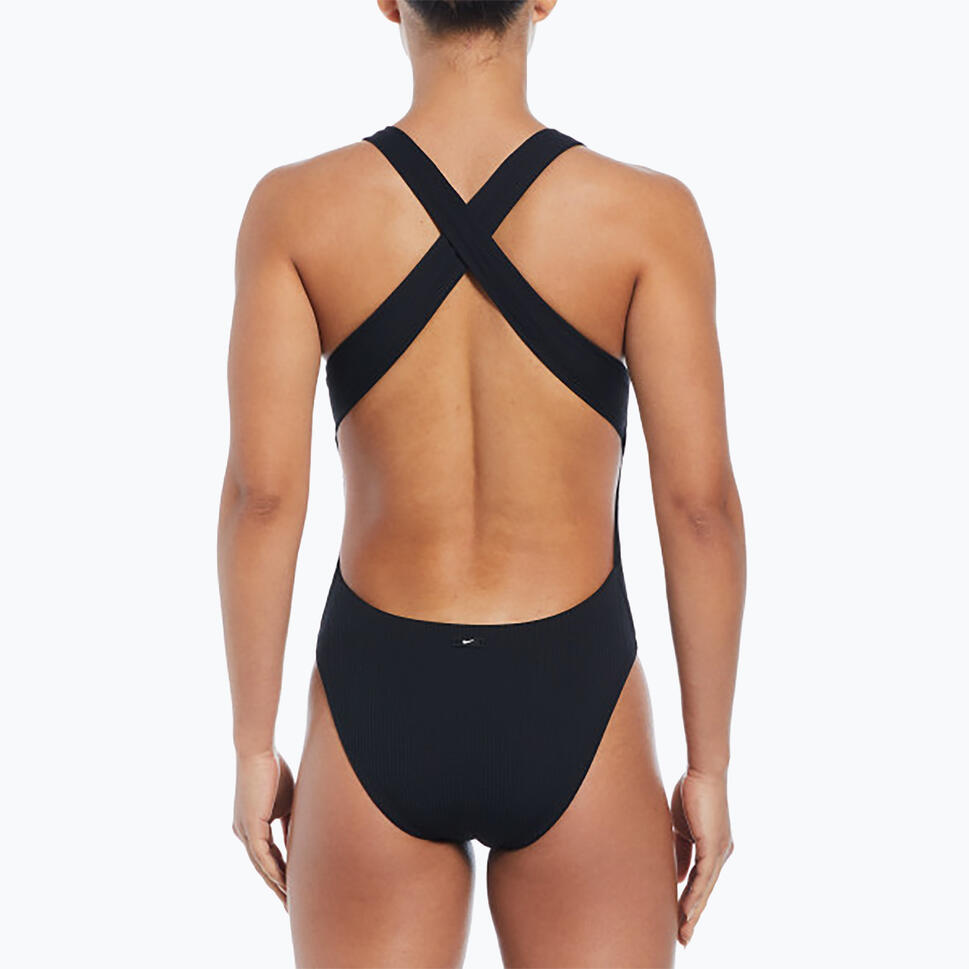 Strój pływacki jednoczęściowy Nike Elevated Essential Pucker Crossback