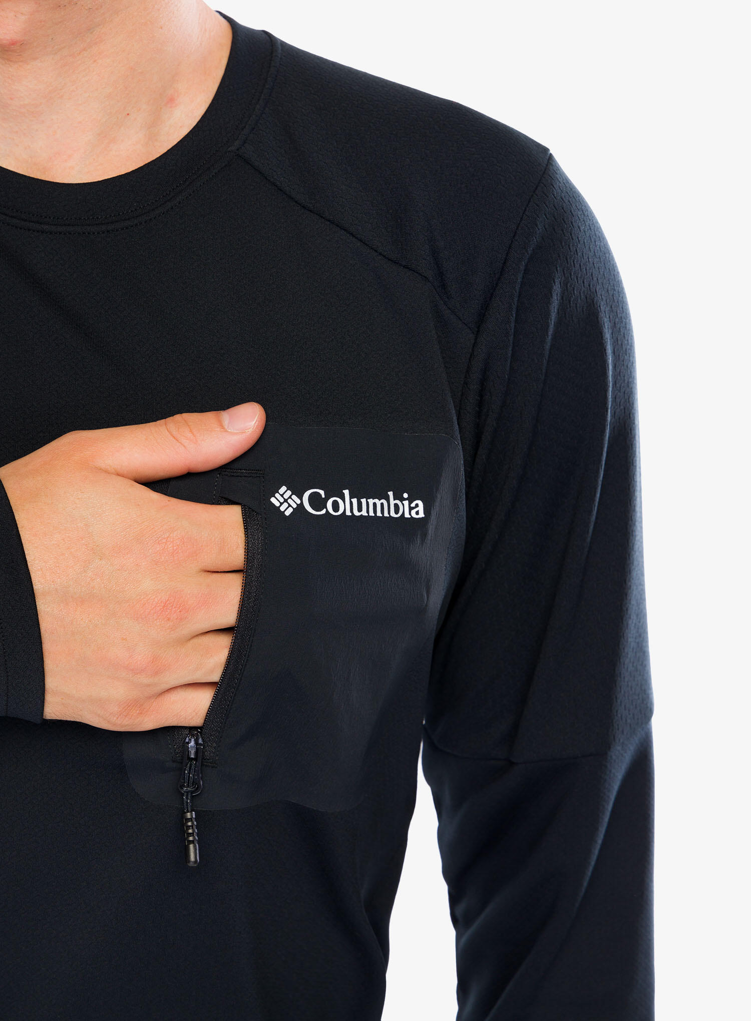 Bluza bez kaptura męska Columbia Tech Knit Long Sleeve Crew 6/6