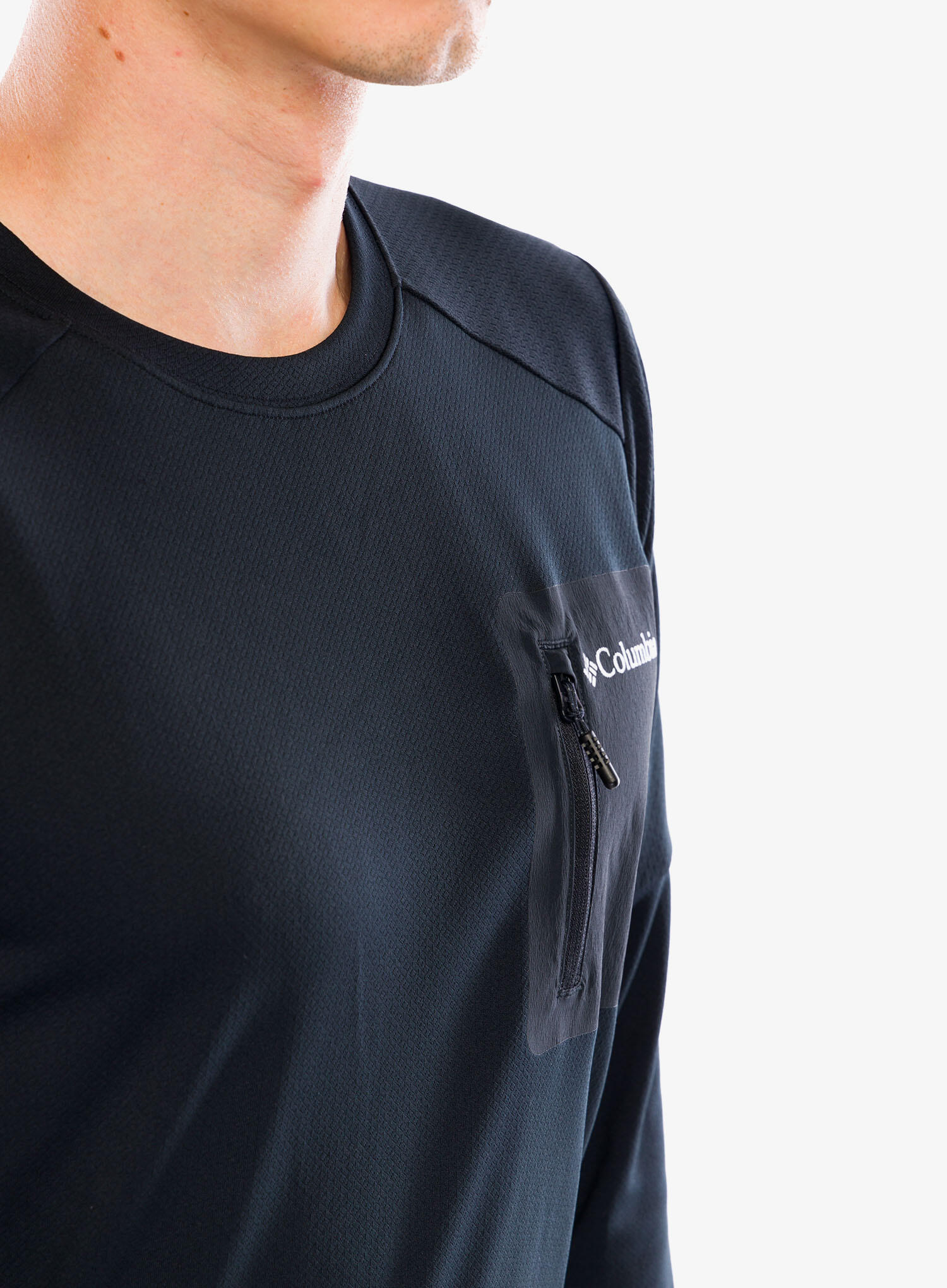 Bluza bez kaptura męska Columbia Tech Knit Long Sleeve Crew 5/6