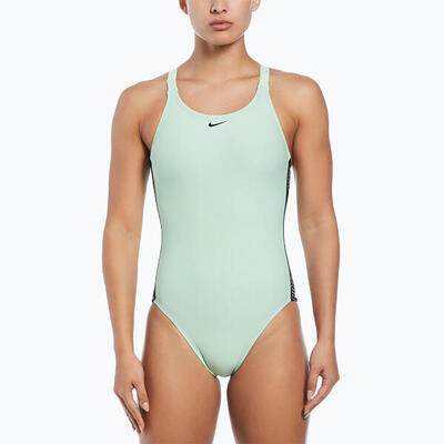 Nike Logo Tape Fastback einteiliger Damen-Badeanzug