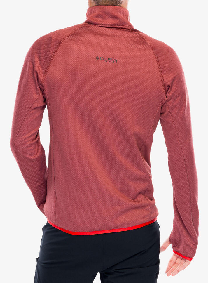 Bluza bez kaptura męska Columbia Triple Canyon Grid Fleece Full Zip II
