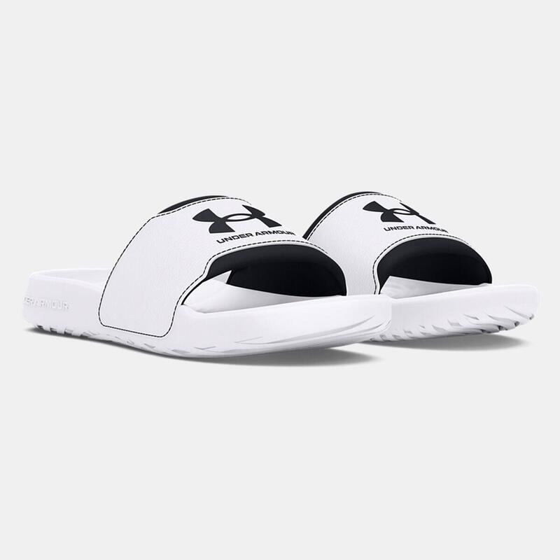 Șlapi UA Ignite Select albi pentru bărbați Under Armour