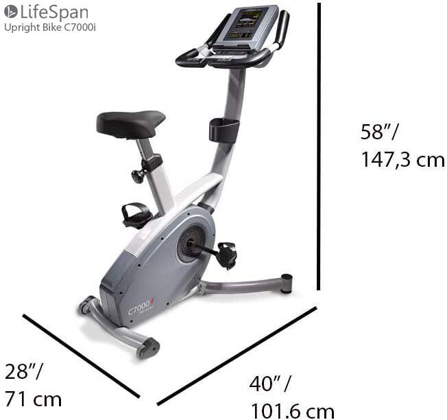 LifeSpan Fitness Exercise Bike C7000i 4/7