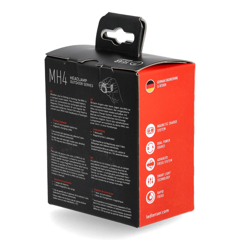 Lanterna frontală Ledlenser MH4 WindowBox
