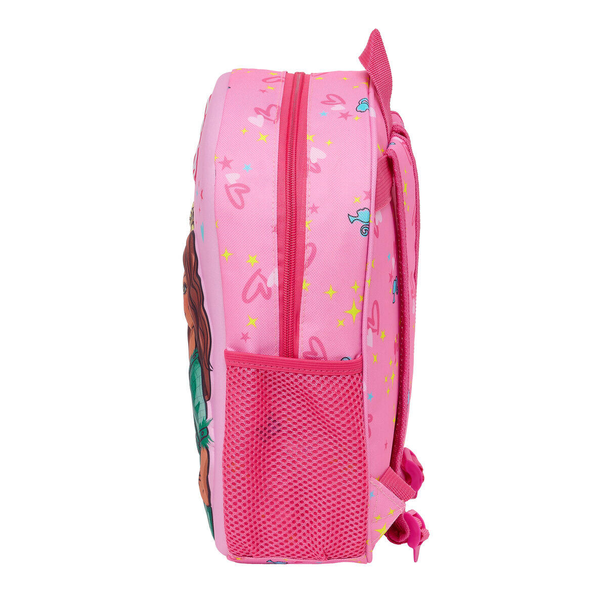 Mochila Escolar 3D Barbie Cor de Rosa 2/3
