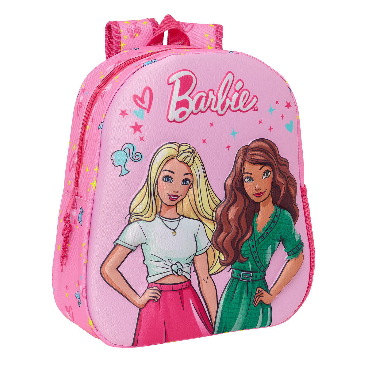 BARBIE Zaino Scuola 3D Barbie Rosa