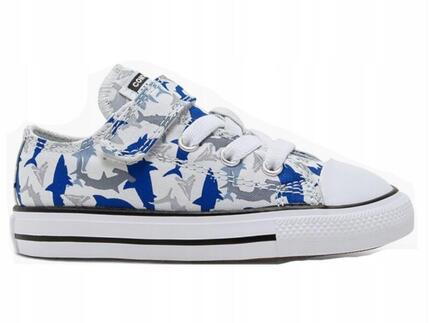 Buty na co dzień trampki dziecięce CONVERSE ALL STAR niskie na rzepy