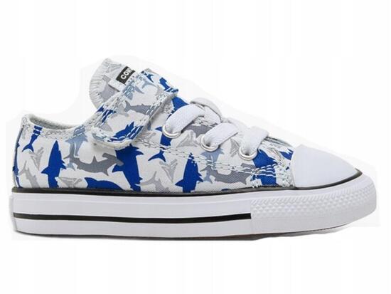Buty na co dzień trampki dziecięce CONVERSE ALL STAR niskie na rzepy