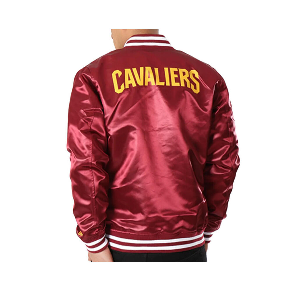 Giacca Bomber New Era Tip Off Cleveland Cavaliers in Raso 4/7
