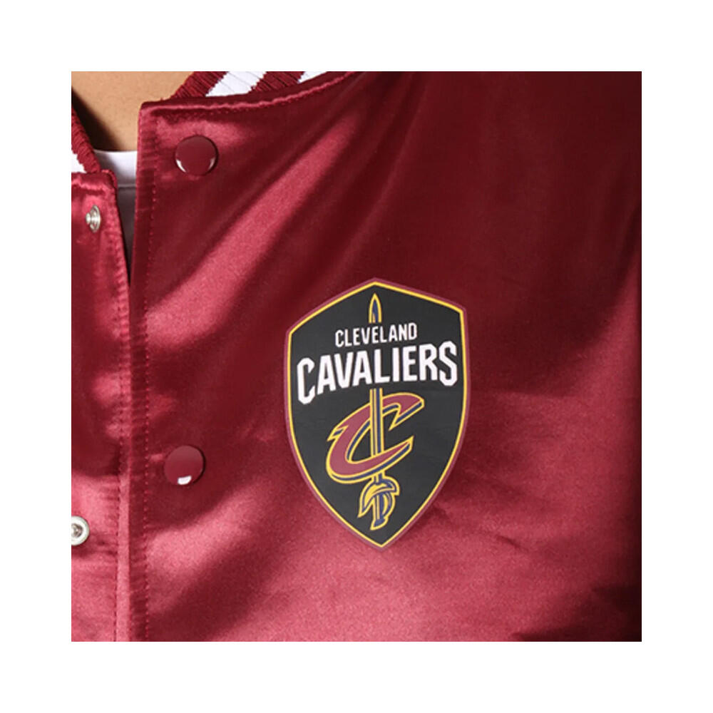 Giacca Bomber New Era Tip Off Cleveland Cavaliers in Raso 5/7