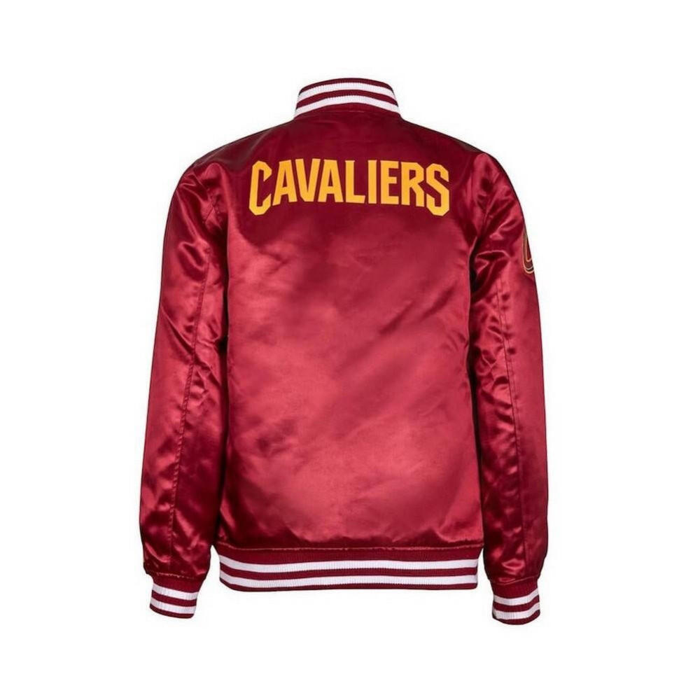 Giacca Bomber New Era Tip Off Cleveland Cavaliers in Raso 2/7