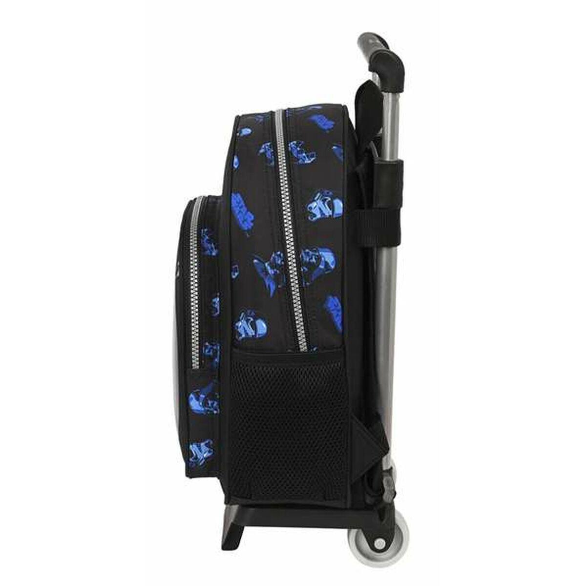Mochila Escolar con Ruedas Star Wars Digital escape Negro 3/3
