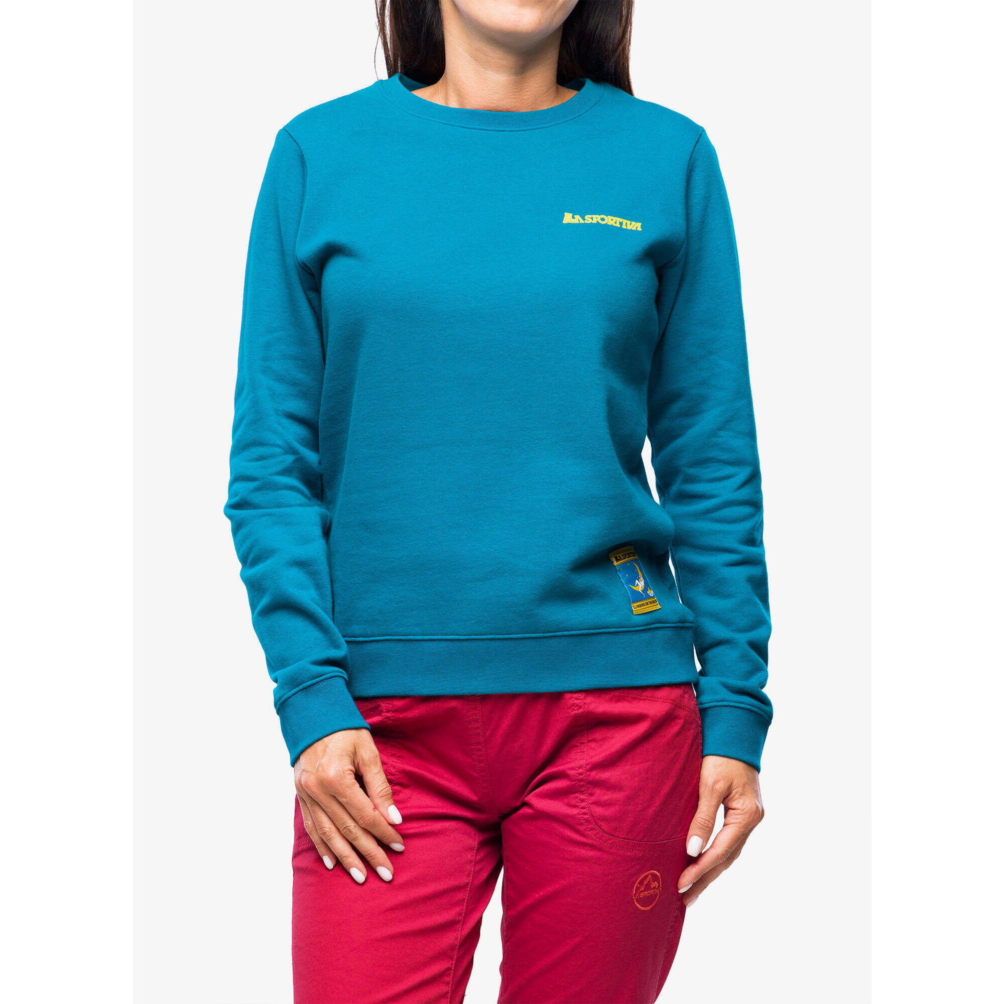 La Sportiva - Tee-shirt Manches Longues La Sportiva Climbing On The Moon Bio Bleu-jaune - Sweat-shirt - Vert - Decathlon