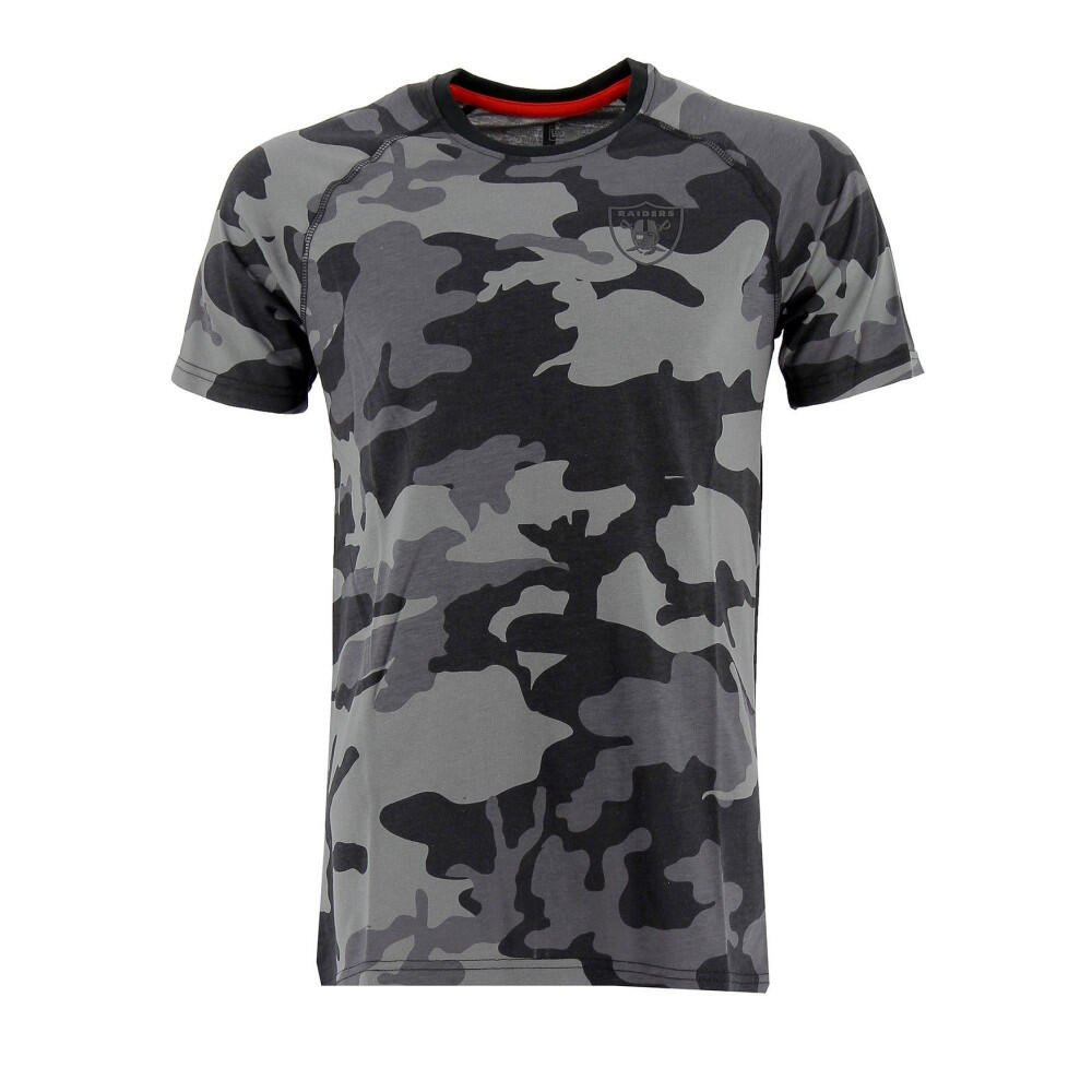 Tee-shirt New Era NTC Raglan Oakland Raiders 1/3