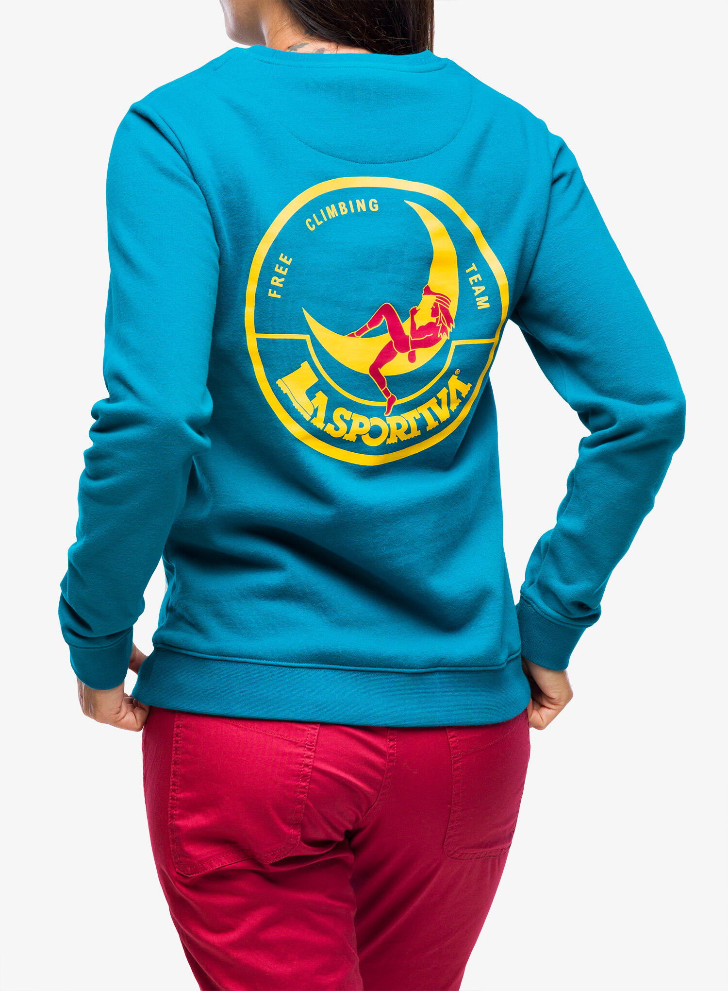 Langarm-T-Shirt La Sportiva Climbing on the Moon 100% Bio-Baumwolle, Regular Fit 2/7