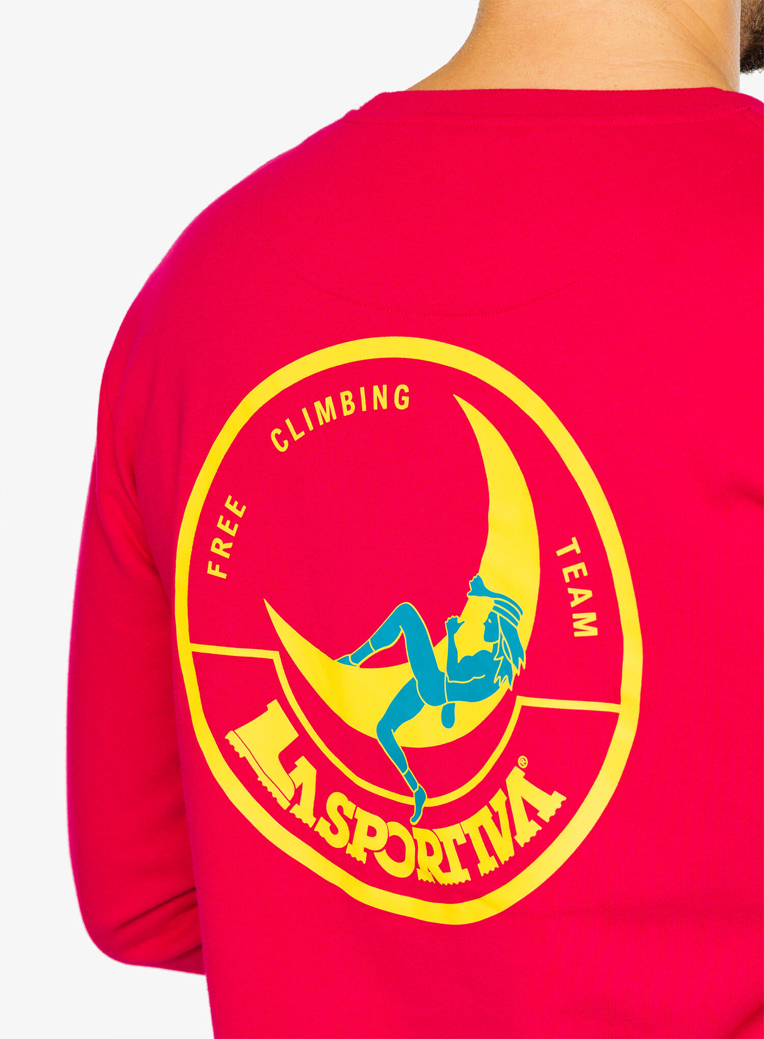 Bluza bez kaptura męska La Sportiva Climbing on the Moon Sweatshirt 7/7