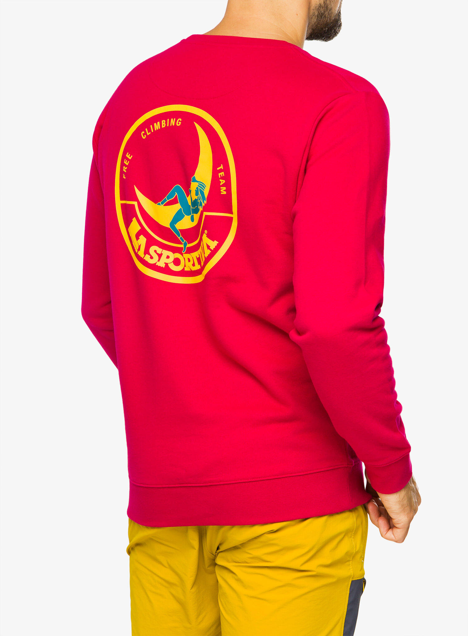 Bluza bez kaptura męska La Sportiva Climbing on the Moon Sweatshirt 4/7