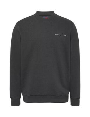 Felpa con cappuccio in pile per uomo Tommy Hilfiger Regular linear Grigio