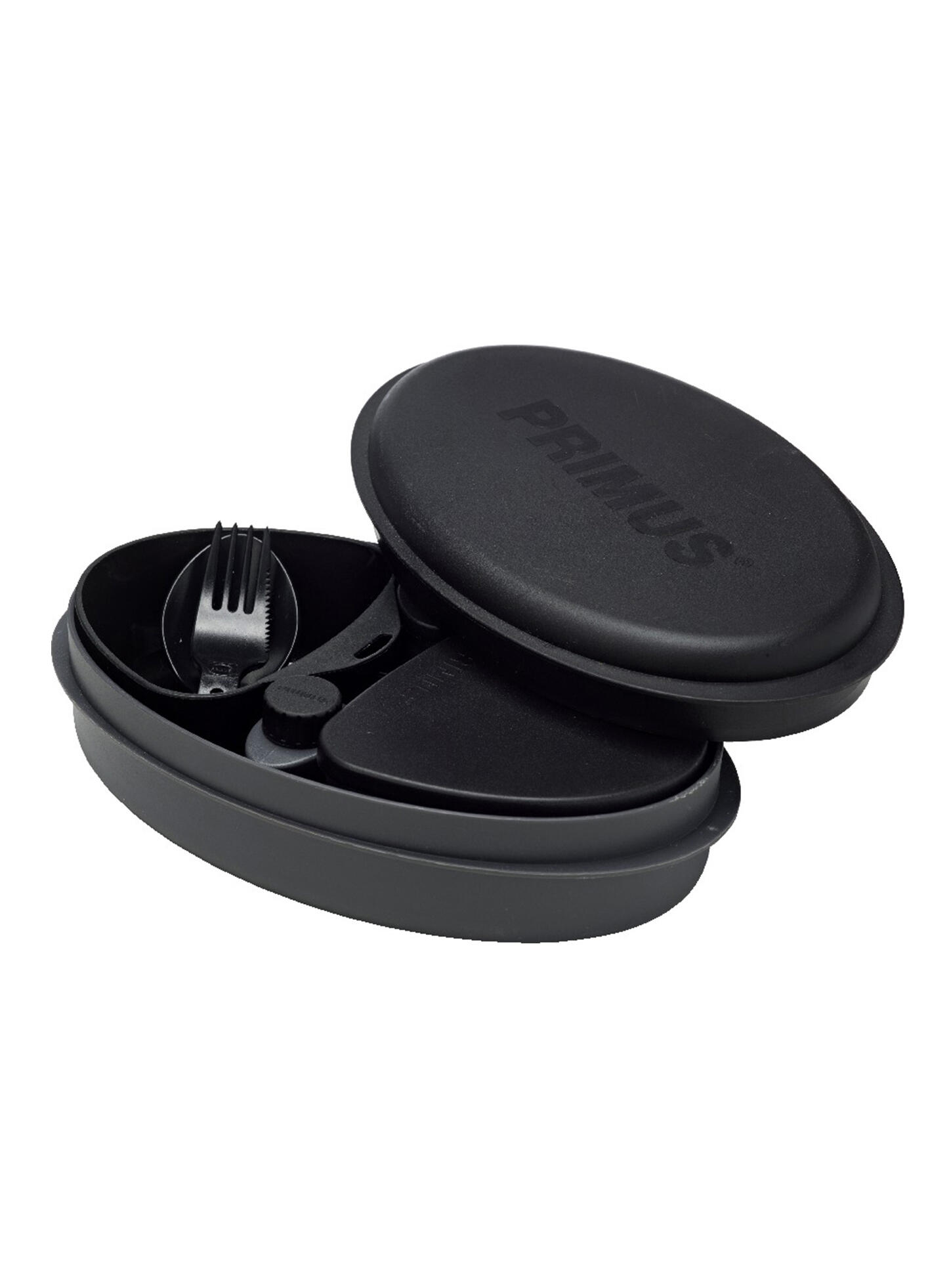 Buiten Camping Plastic Maaltijdset - Zwart 2/5