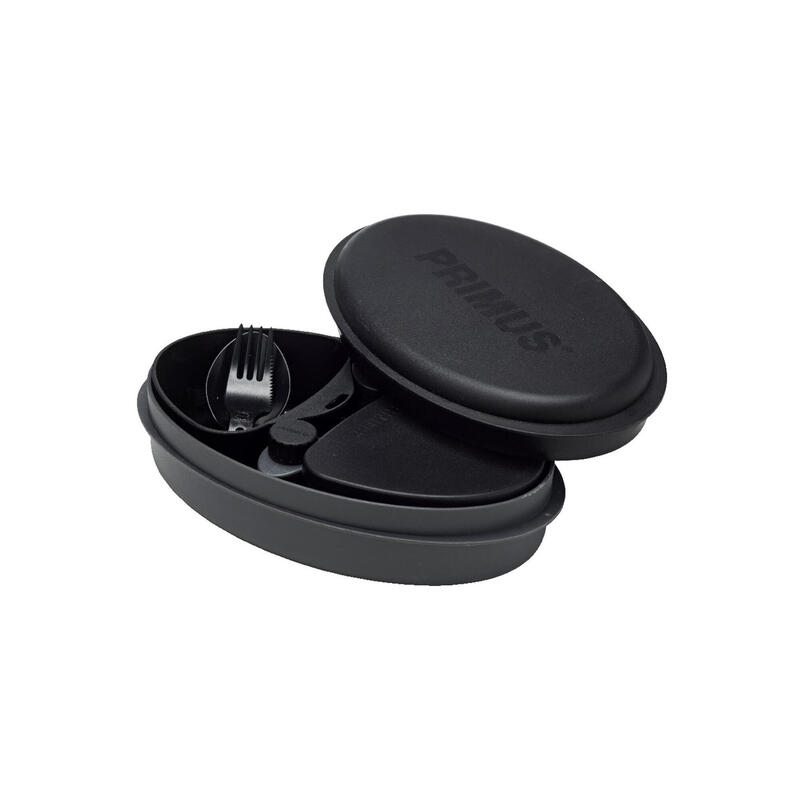 Set de mese din plastic pentru camping - Negru