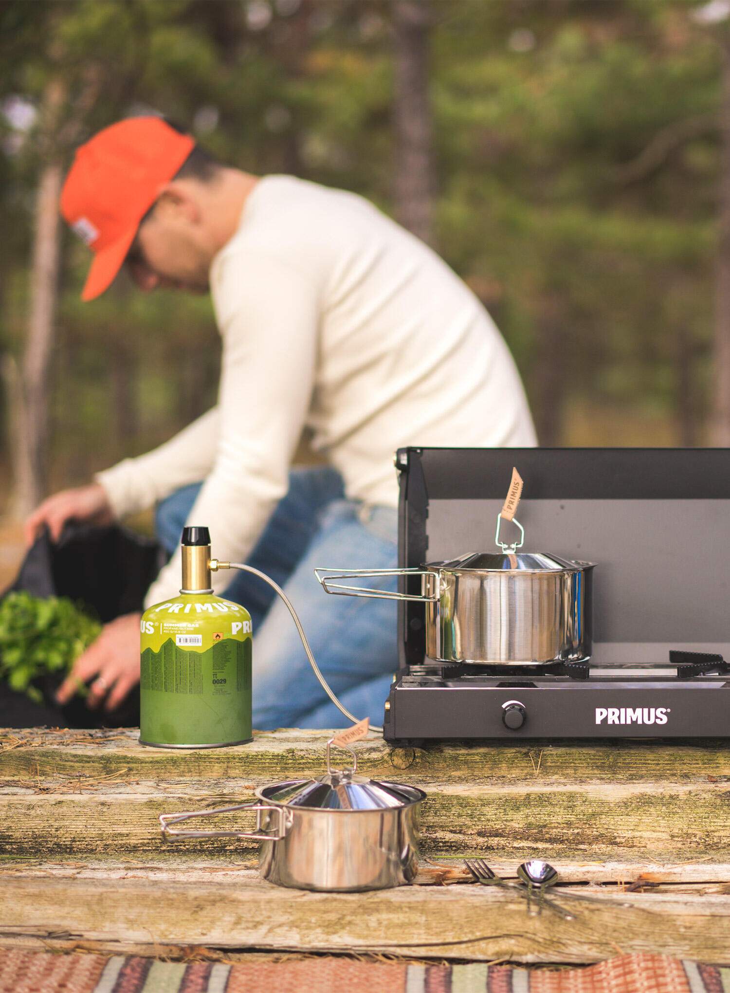 Réchaud Primus Kinjia Stove double brûleur pliable et compact 5/7