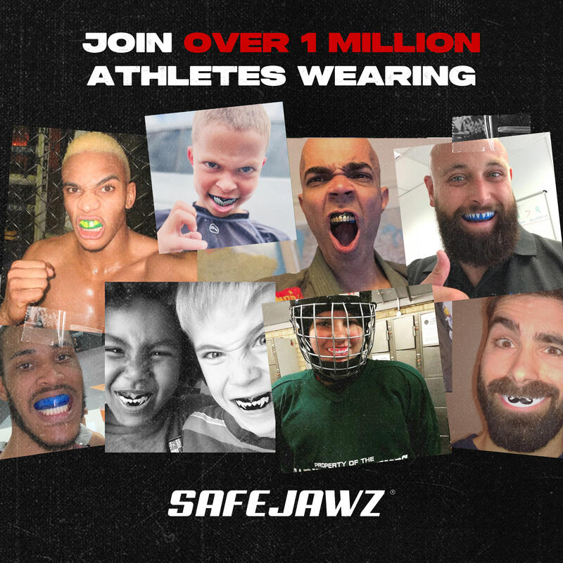 SafeJawz Sport Protège-dents Séries Protection intégrale pour Tous Les Sports