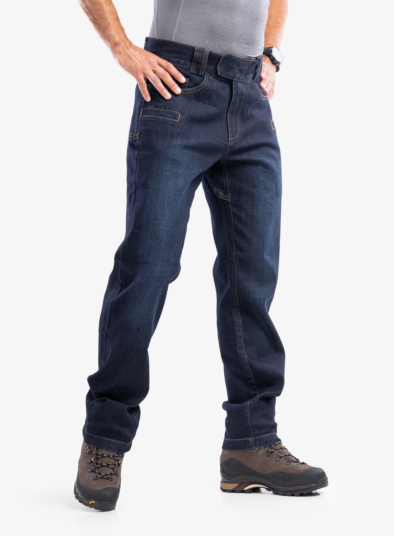 Spodnie jeansowe męskie Helikon-Tex Greyman Tactical Jeans - Denim Mid 3/7