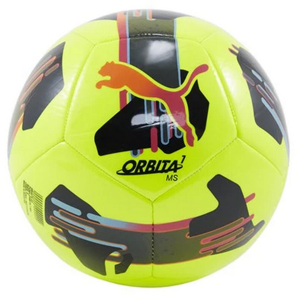 PUMA Orbita 7 MS Football (Lemon/Multicoloured)